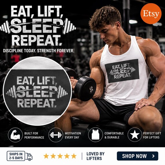 Gym Tank Top – Unisex Motivational Gym Shirt, Casual Summer Workout Apparel| Ring Spun Cotton