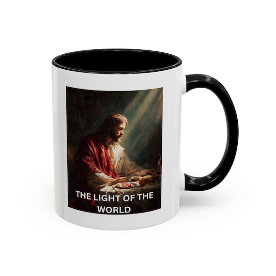 Religious Coffee Mug, Inspirational Design, Christian Gift