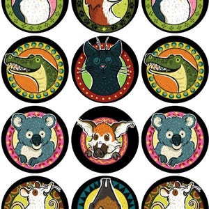 Die Schule der magischen Tiere Muffin und Cupcake Aufleger 12 Stück pro Bogen