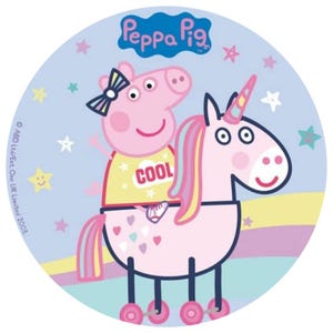 Peppa Wutz Tortenaufleger 20cm Durchmesser