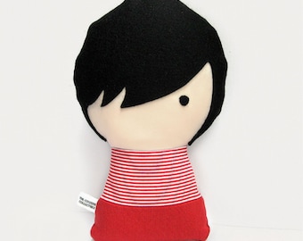 Bambola di pezza personalizzata: Amica di stoffa fatta a mano, regalo personalizzato. Dimensioni per adulti.