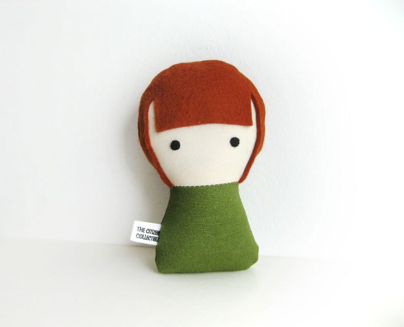 Customize this handmade personalised small doll Plush baby doll