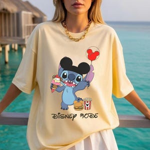 Brodez avec le ballon mickey PNG, disney lilo et stitch vacay mode design, voyage vacances disneyland PNG image 1