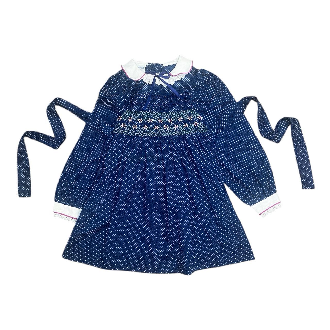 Navy Smock Dress - Etsy