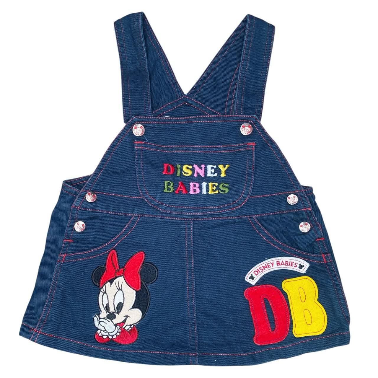 white christmas dresses 90's DISNEY MICKEY Made in USA Size L Vintage Denim Overall Dress / E6 –  FISHTALE VINTAGE