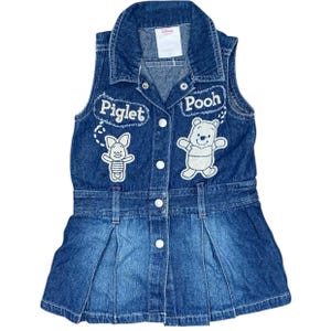 Denim Pooh Dress - Etsy