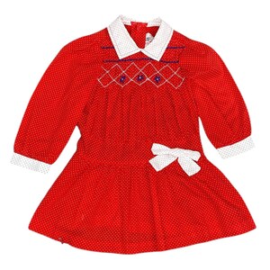 smocked christmas dress 4t Christmas Tree Trio Smocked Dress, Green Gingham Stitchy Fish