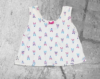 ヴィンテージ 1980年代 女の子用 幼児用 バレエシューズ タンクトップ - サイズ 3T