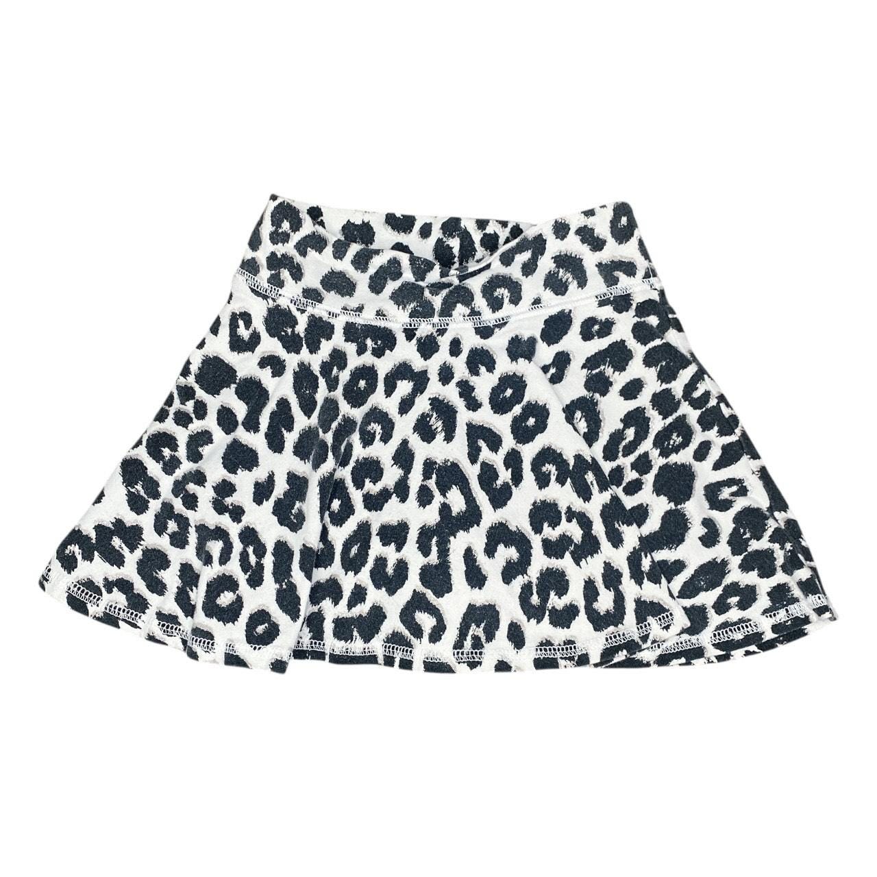 Jupe En Soie Imprimé Léopard/guépard Marron à Paillettes - Silk Club, Taille 14, Neuve Avec étiquette (NWT)