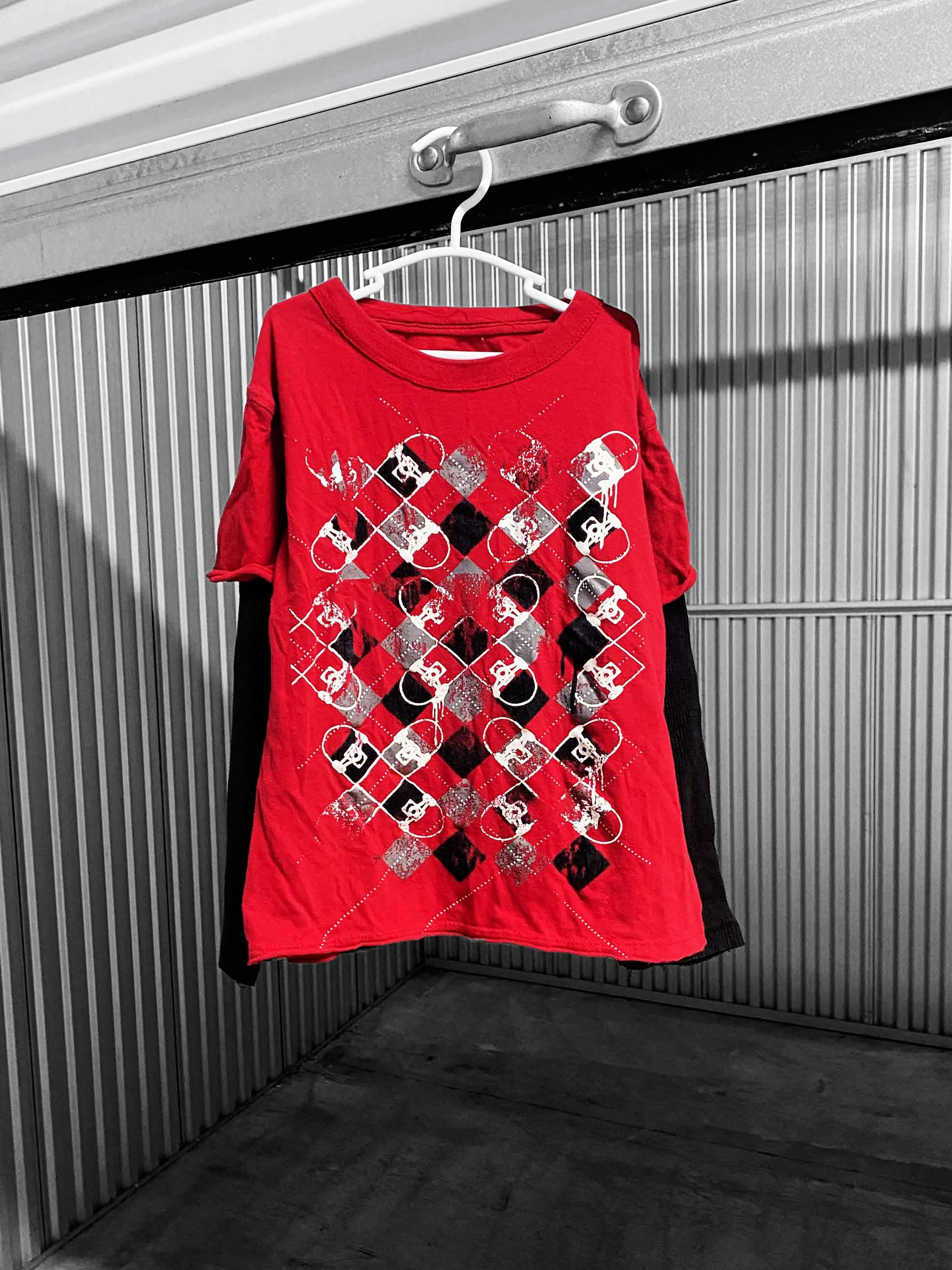 00s archive layered border long T y2k Layered Y2k Shirt - Etsy