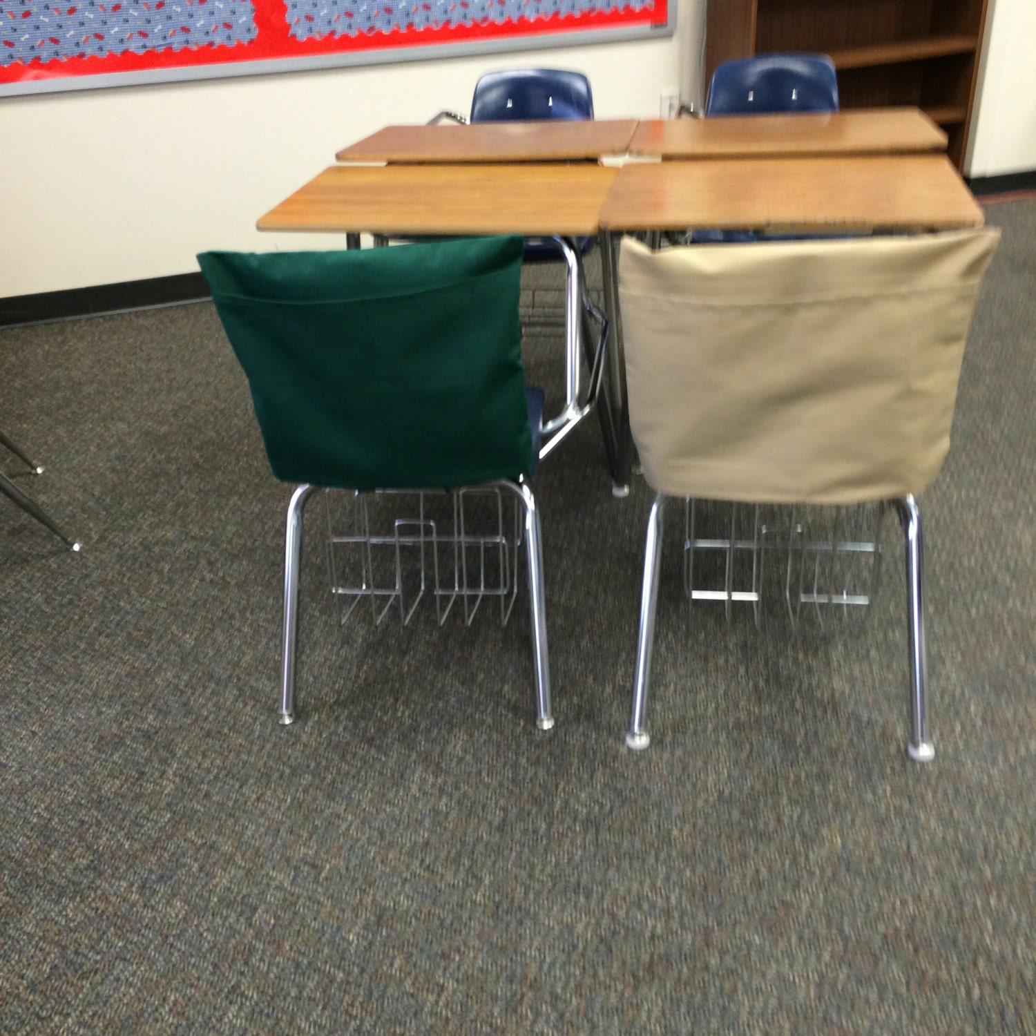 Chair Pocket Bags for Desks Etsy