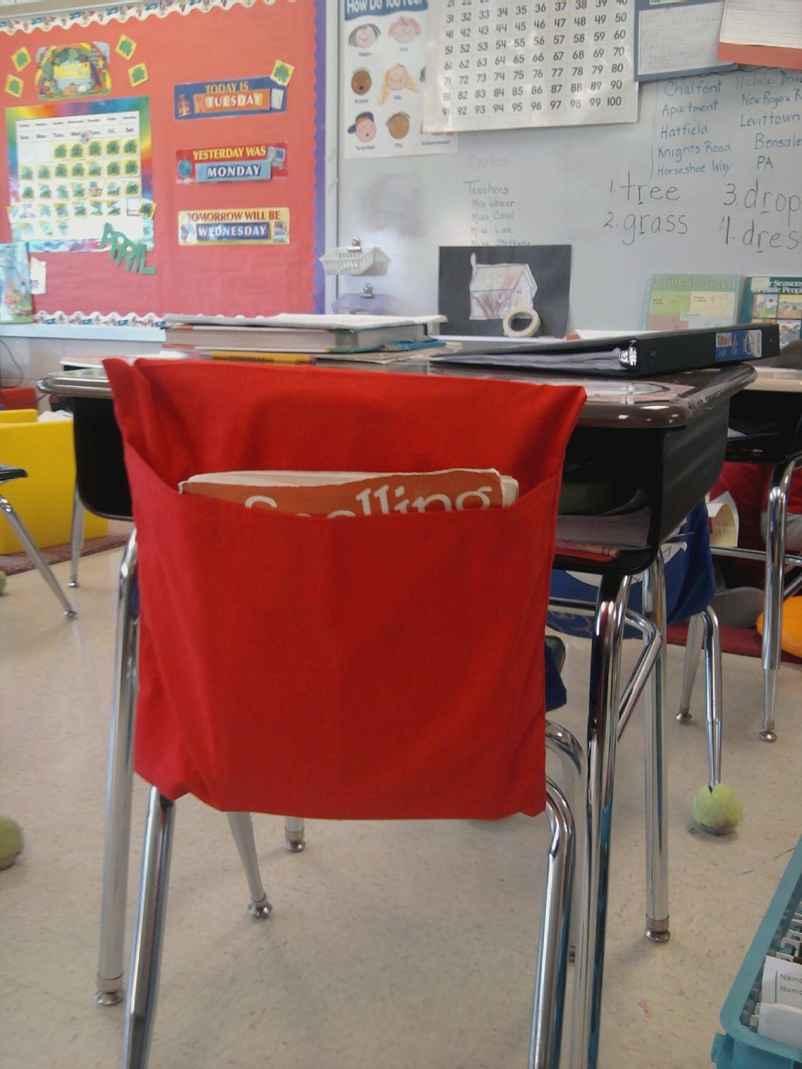 Chair Pocket Bags for Desks Etsy