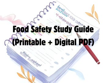 Food Safety Study Guide | ServSafe Exam Prep (Digital PDF)