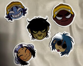 Gorillaz Stickers (Phase 1)