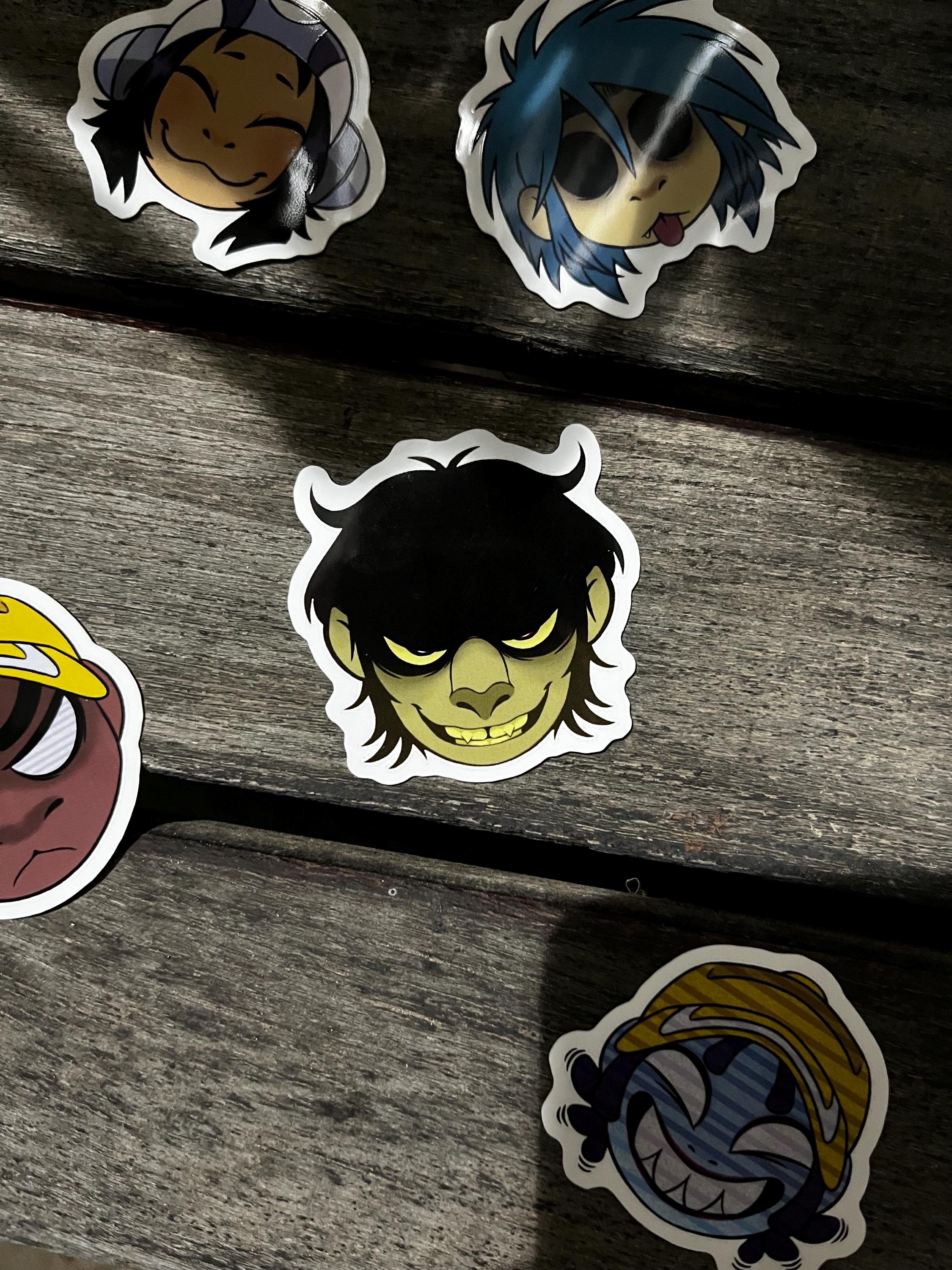 Gorillaz Stickers (phase 1) - Etsy