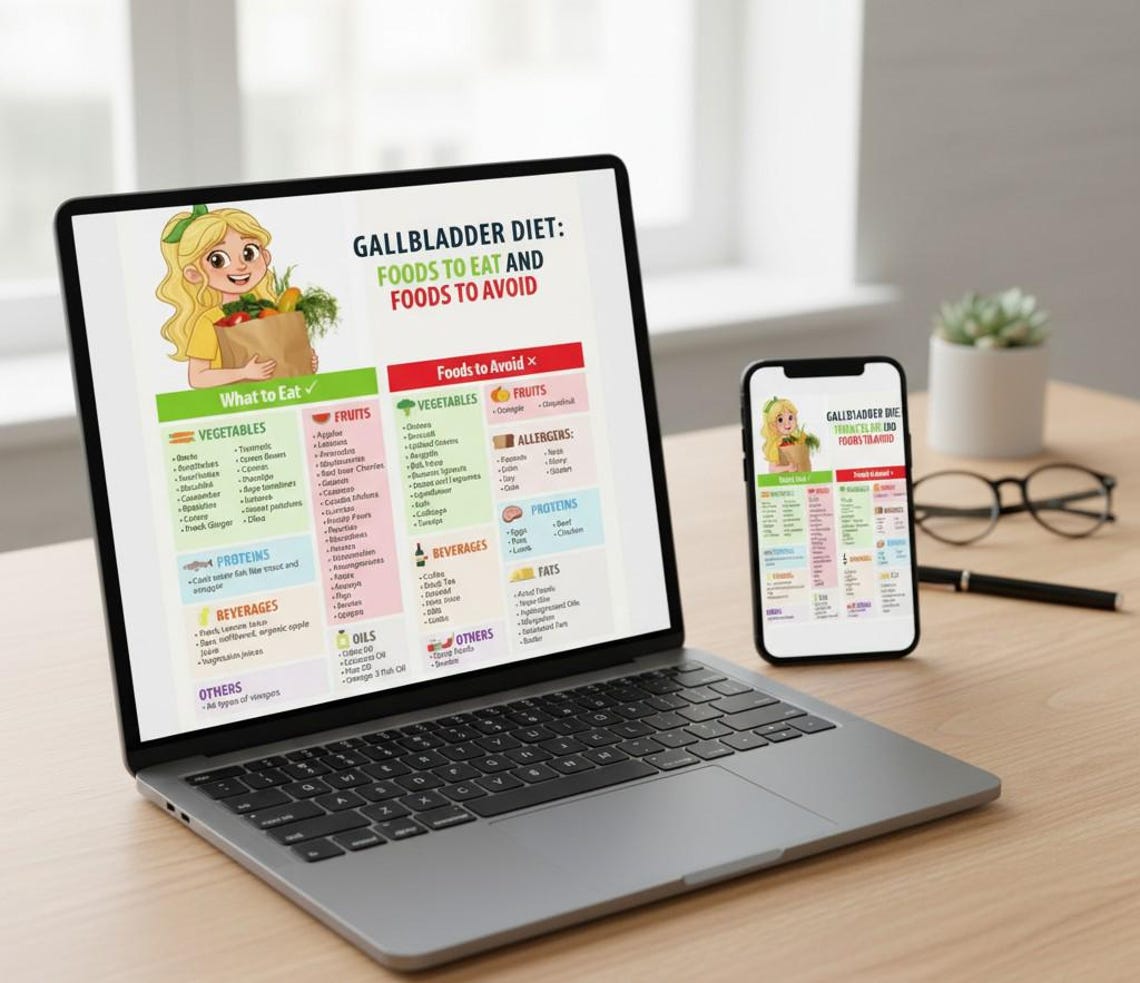 Visual Reference: Gallbladder Diet Plan Gallstone Food List Gallbladder Meal Plan