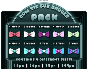 Niedliche Fliege Twitch Sub Abzeichen - 10 Tier Pack (Digitaler Download)