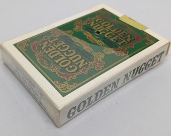 GOLDEN NUGGET Unopened Playing Cards - Red Deck - Stamp Intact