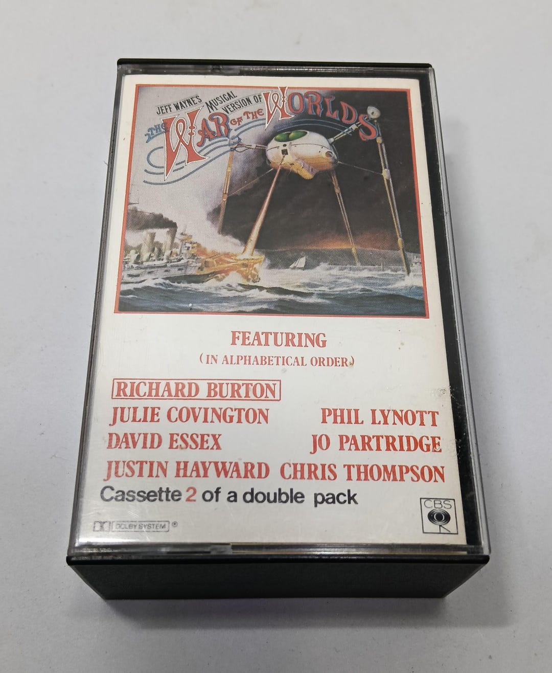 Vintage 'WAR of the WORLDS' Double CASSETTE 1978 - Etsy