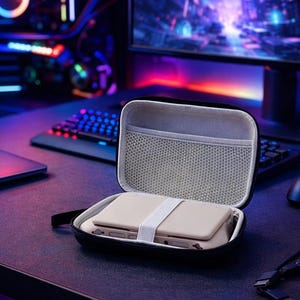 AYN Thor Travel Case – Shockproof Hard Shell Carrying Case for Handheld Console & Accessories Storage