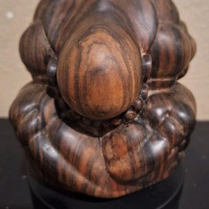 Njana Tilem Gallery Mas Bali Hand Carved Wood Weeping Buddha 6