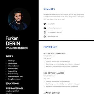 resume template free editable page download free to edit