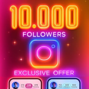 Instagram 10 000+ | 100% Safe | Fast Delivery | Boost Your instagram Profile