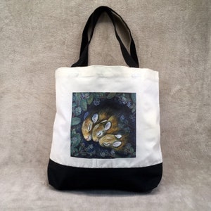 Sleeping Bunnies Tote Bag- Wonderland, Eco-Friendly