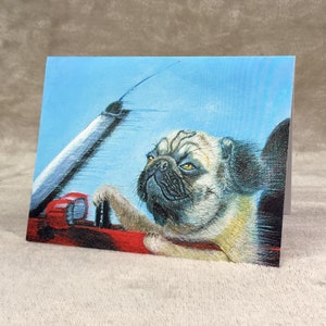 Cartões de nota Pug