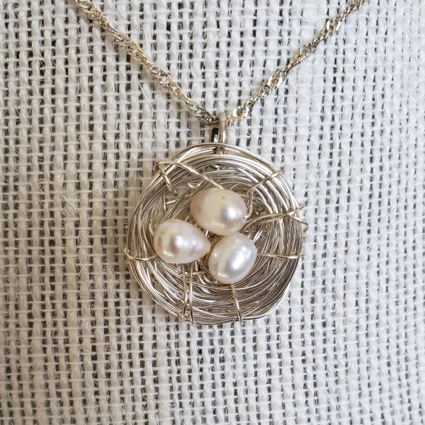 Bird Nest Necklace Etsy