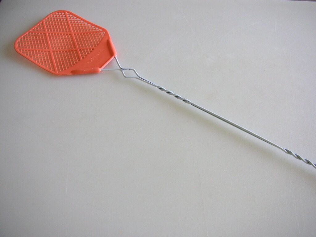 Vintage Fly Swatter Coral Pink Retro PLASTISWAT Wire Handle Etsy