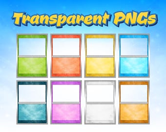 blank pokemon card full art Pokemon TCG Blank Card Templates | Transparent PNG Trading Cards | Digital  Download