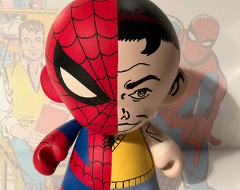 Spider-Man Peter Parker slash Custom Munny - Kidrobot vinyl designertoy