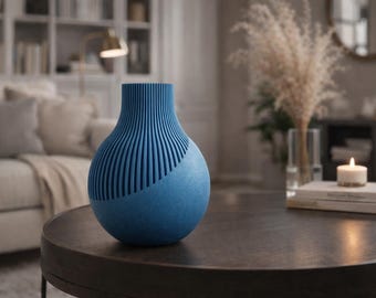 Japandi Vase – Minimalist 3D Printed PLA Decor