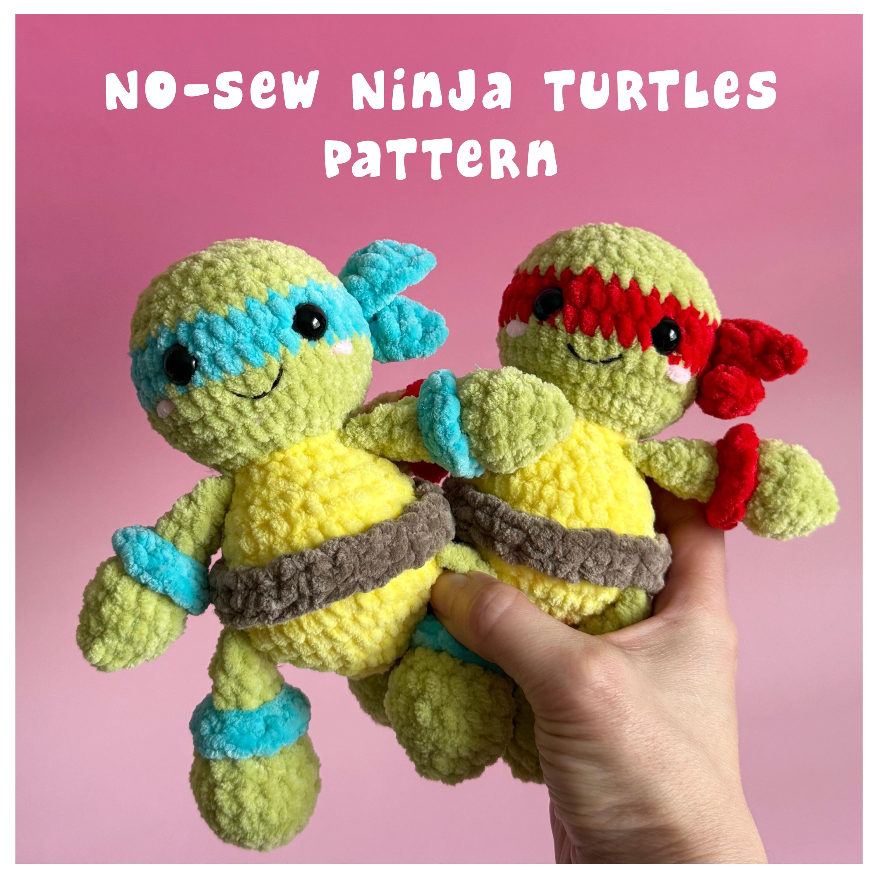30 Ninja Turtle Crochet Patterns to Stitch for Fans, Gifts, and Playtime 20 No-Sew Mutant Turtle Pattern