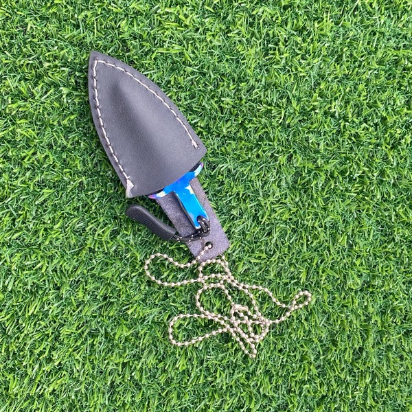 Timascus Mokuti Mini Pocket Knife with Ball Chain