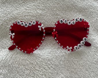 custom handmade concert / occasion / event glasses