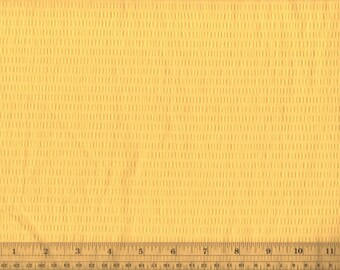 Tutti Fruitti Plisse Fabric - Lemon Yellow - poly/cotton for spring and summer clothing By The Yard (5 avail)