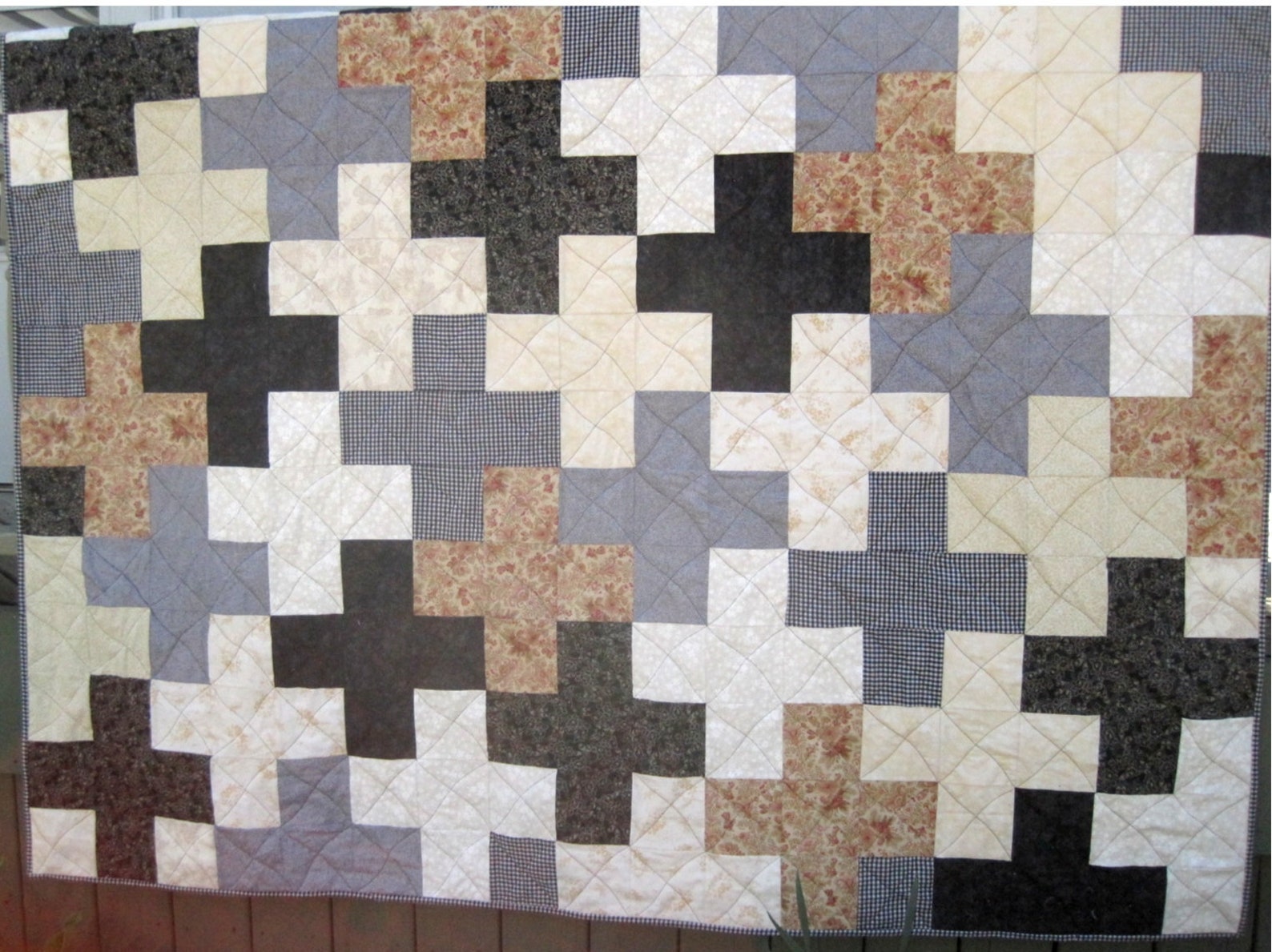 Swiss Cross Pattern Quilt Custom Made for You ANY SIZE Etsy