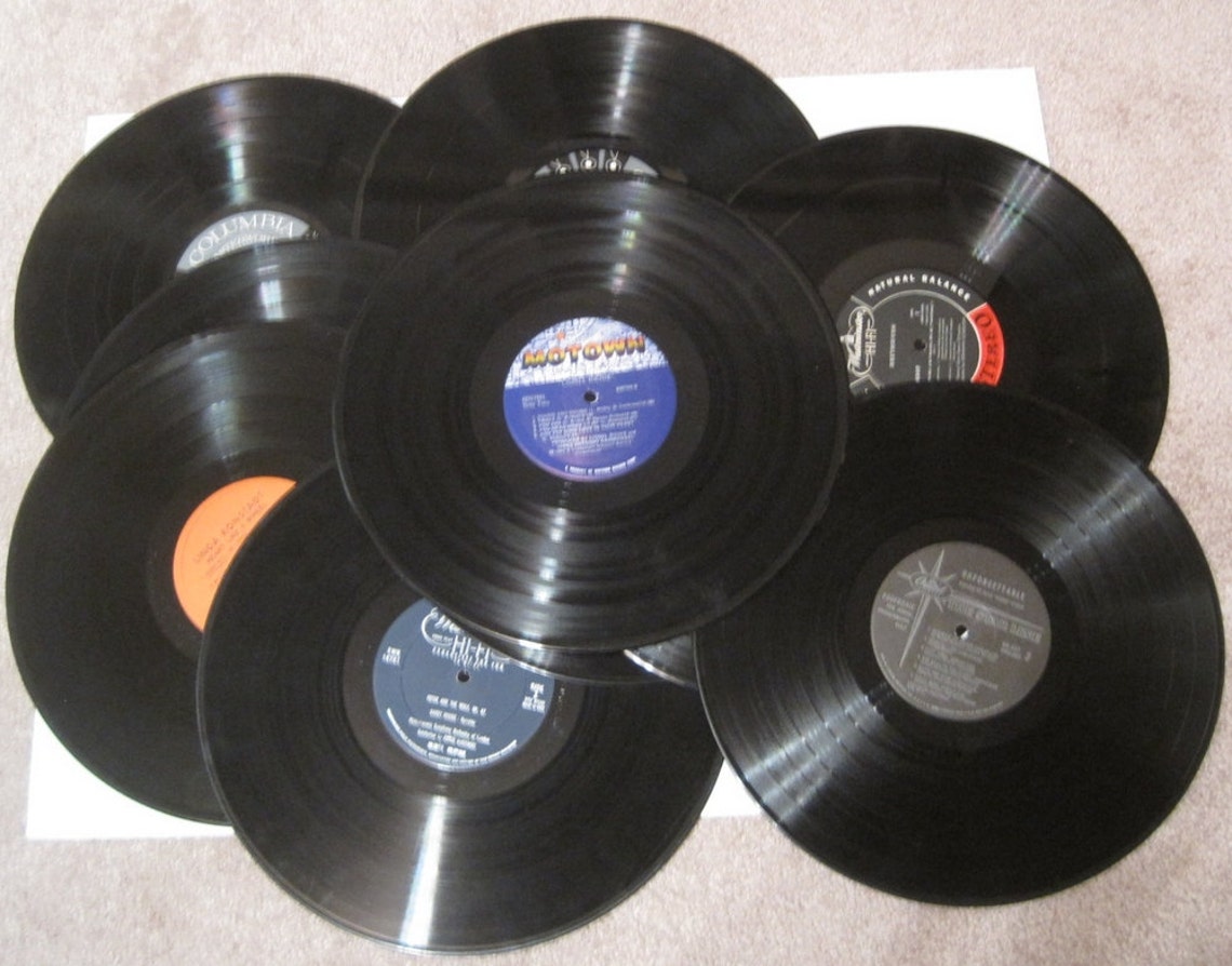 Vintage 12 33rpm Vinyl Records Random Lot of 10 Old Lp Etsy UK