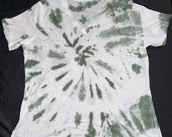 So Chic spiralformad tie-dye-skjorta för kvinnor – supermjuk bomullströja