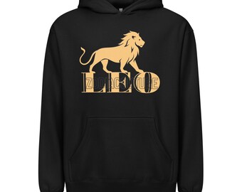 Sudadera tipo caja Leo zodiacouture para hombre