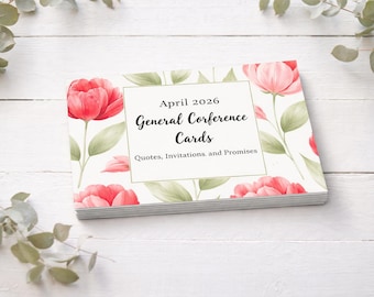 PREORDER: April 2026 General Conference Printed Cards