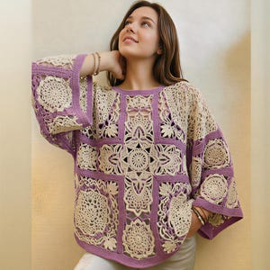 Gehaakte zomertoppatroon dames zomerblouse Grandma Square Direct downloaden