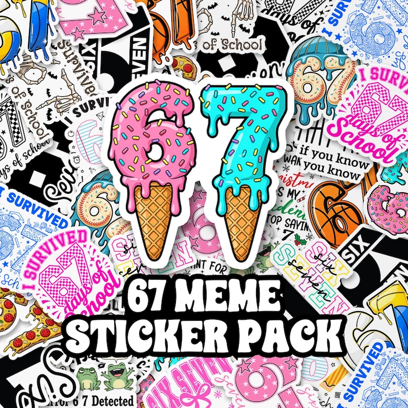 67 Stickers - Etsy