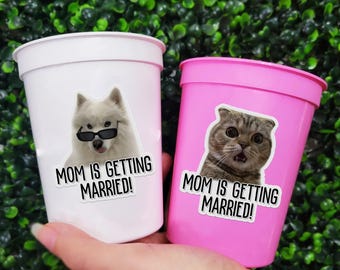 Custom Photo Stickers | Personalized Bachelorette Party Favor Decals