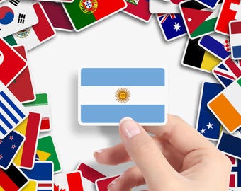 Country Flags Stickers | World Flag Sticker Pack for Planning, Projects & Journals