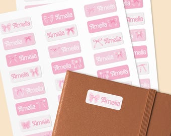 Waterproof Long Name Stickers for Kids | Personalized School & Daycare Labels | Dishwasher Safe Name Label