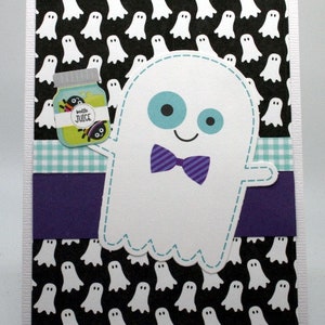 20230235 Silly Cute Ghost Halloween Card