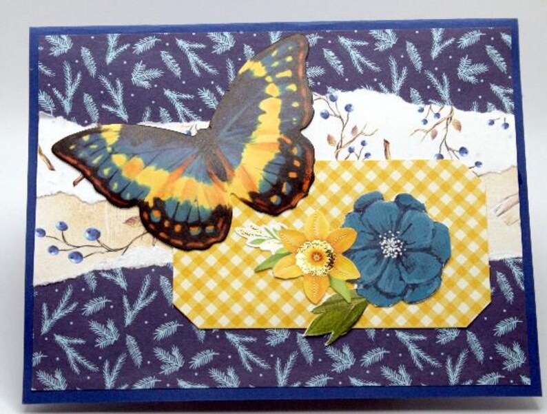 20240162-A Butterfly Floral Card for Any Occasion - Etsy